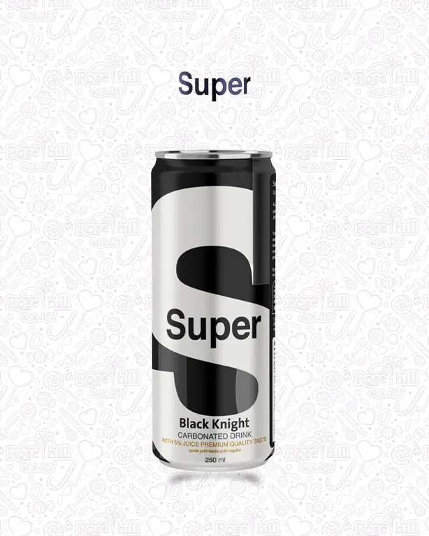 Super Dreik 5 Super Black Night Carbonated Drink, 250ml - الصورة 1