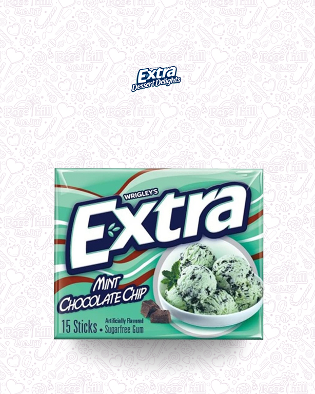 Extra Gum 1 علكة اكسترا بالنعناع والشوكولاتة /15شريحة - الصورة 1