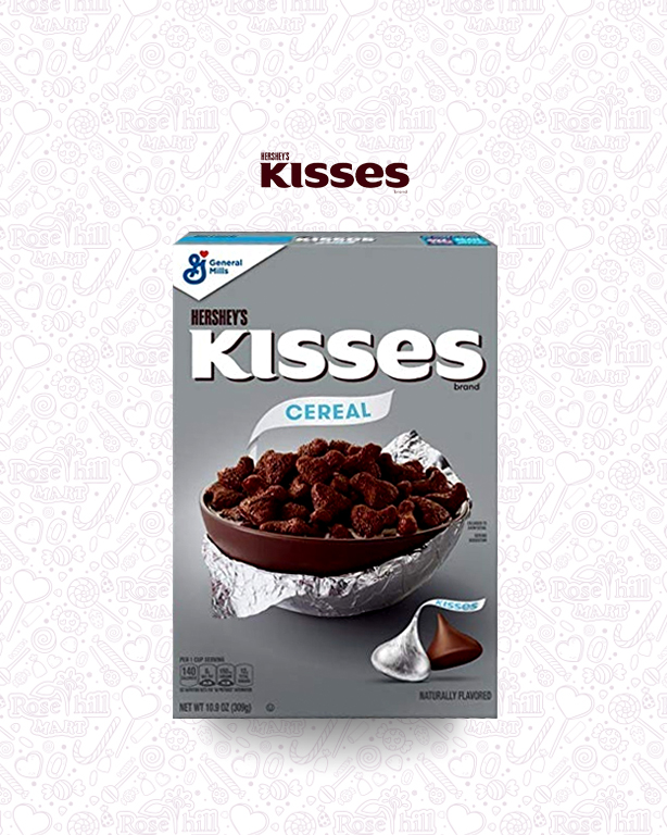 Hersheys Kisses Cereal 1 سيريال هيرشي كيسيس حجم عائلي/ 561غ - الصورة 1