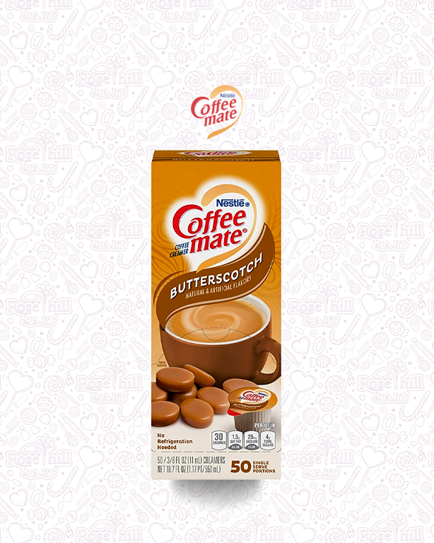 Nestle Coffee mate 1 نستله كوفي مايت مبيض القهوة الحلوى كريما سائل/ 50قطعة - الصورة 1