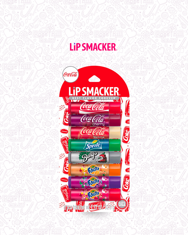 lip smacker مرطب الشفاه كوكاكولا / 8قطع - الصورة 1