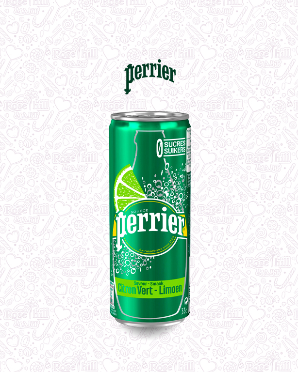 perrier fusions 6 مياة بيريه نكهة اليمون الاخضر / 250مل - الصورة 1