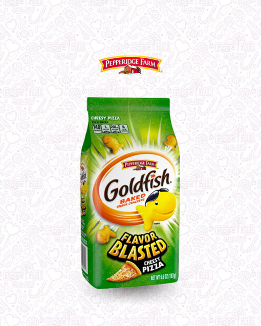 Goldfish cheesy pizza flavor /187g Rosehill Mart روزهل مارت