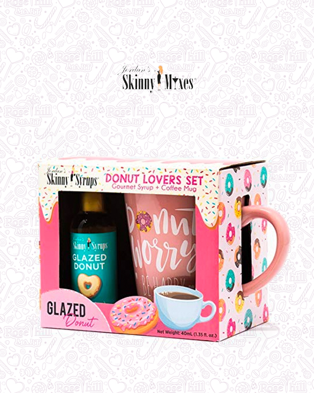 skinnymixes 2 مجموعة محبي الدونات شراب دونات + كوب قهوة - الصورة 1