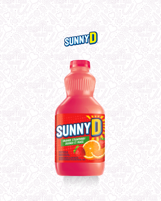 sunnyD 3 صني دي فراولة بالبرتقال / 473مل - الصورة 1