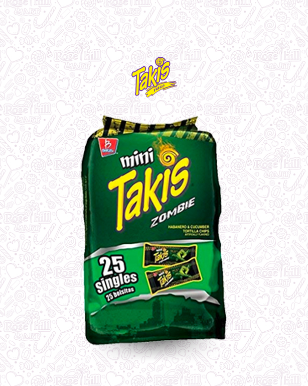 takis 1 ميني تاكيس 35غ زومبي 25 كيس / 875غ - الصورة 1