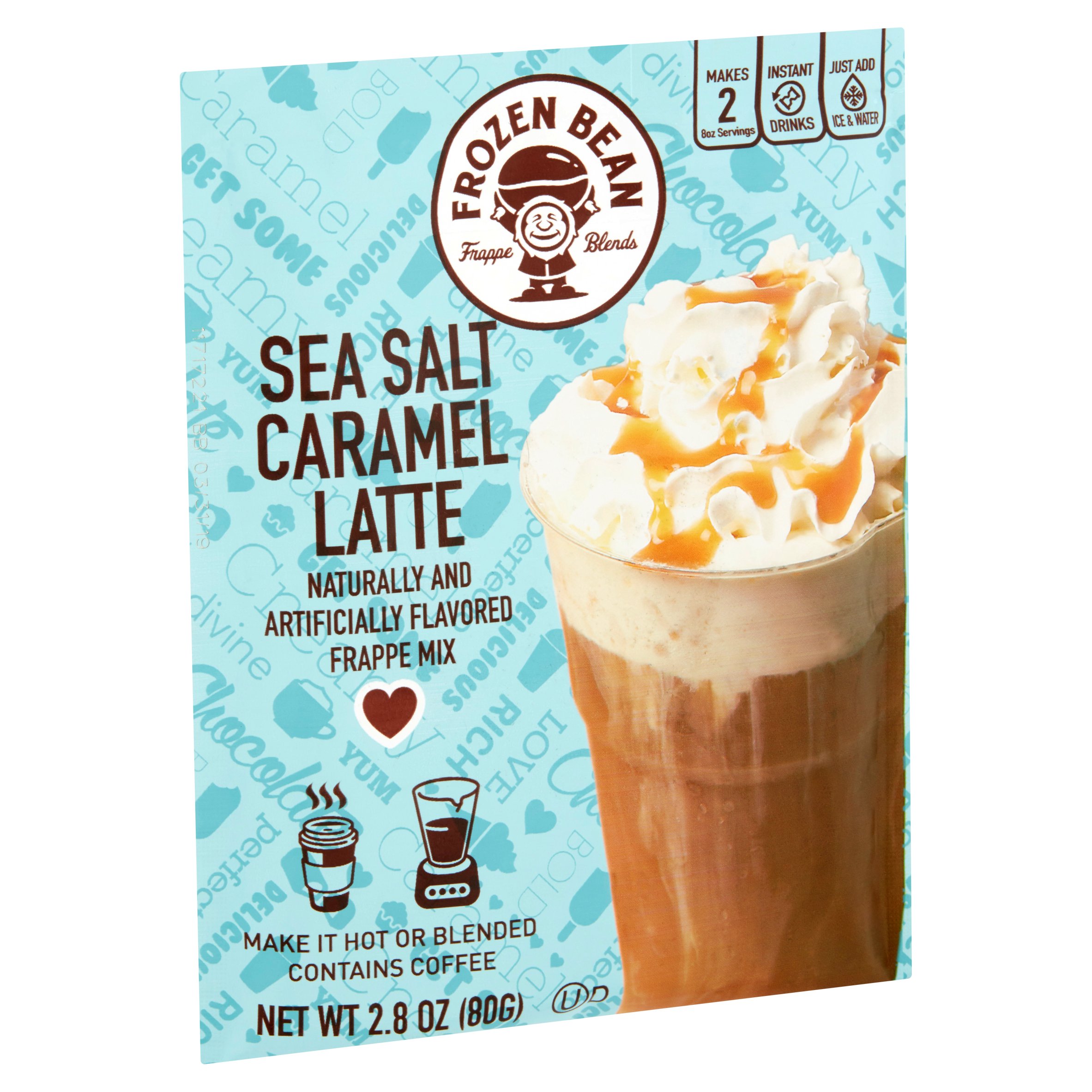 5b9d4181-9332-45ea-ae86-f6b24e748fc0_1.b3759661709a672a99e38409fde3c9aa Sea salt caramel latte frappe mix / 80g - الصورة 1