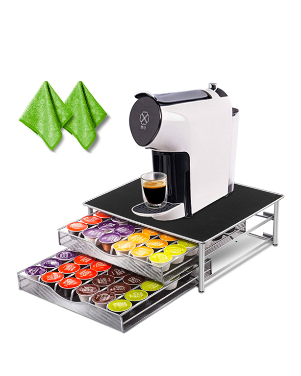 t1 ستاند تخزين فاخر مزدوج الطبقات لكبسولات Dolce Gusto - الصورة 1