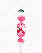 مصاصة كبيرة hello kitty بداخلها 15 مصاصة