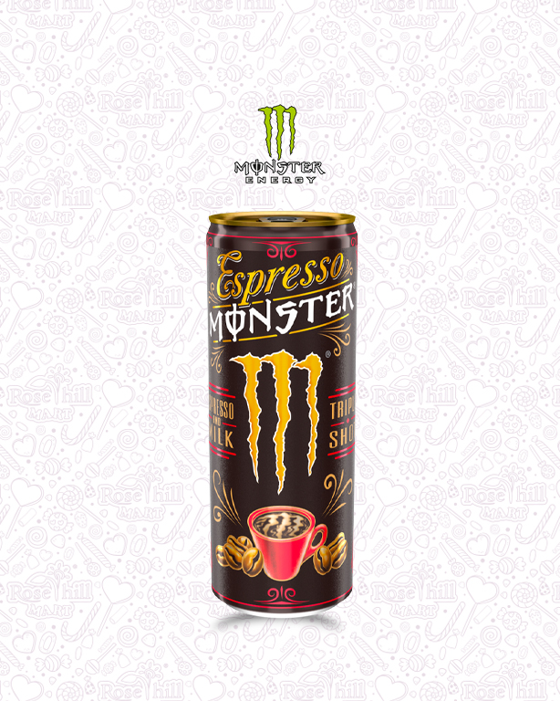 monsterenergy2 مونستر اسبريسو تريبل شوت اسبريسو بالحليب / 250 مل - الصورة 1