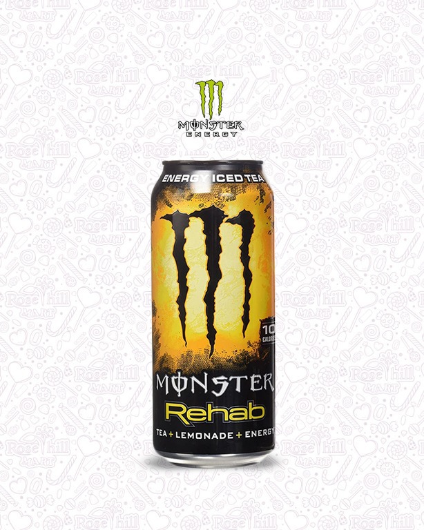 monster مونستر رحاب شاي مثلج ليمونادة طاقة/ 458 مل - الصورة 1