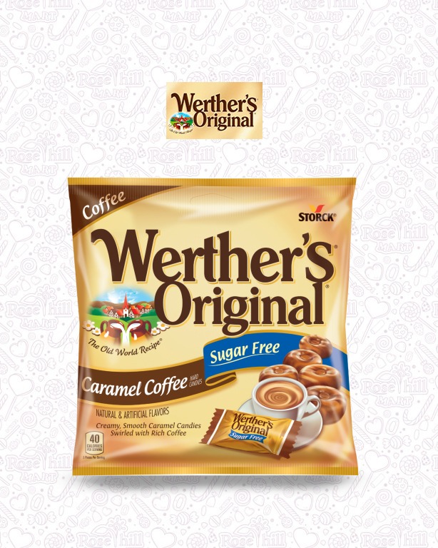 werthers Werther's Original Sugar Free Caramel Coffee 41.4/ Gram - الصورة 1