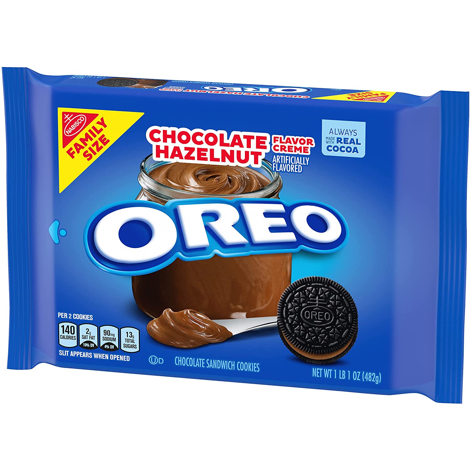 oreo أوريو شوكولاتة بالبندق 482 جرام - الصورة 1