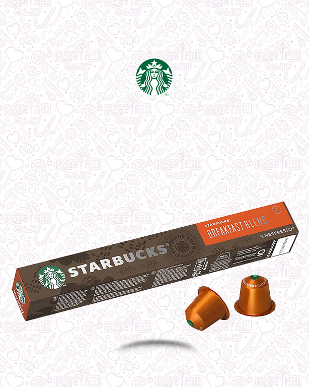 Starbucks Breakfast Blend1 ستاربكس فطور بليند من نسبريسو /56 غ - الصورة 1