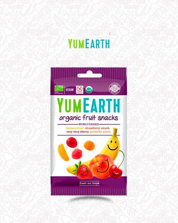 yum earth 5 Yum Earth Organic Fruit Snacks 50 Gm - الصورة 1