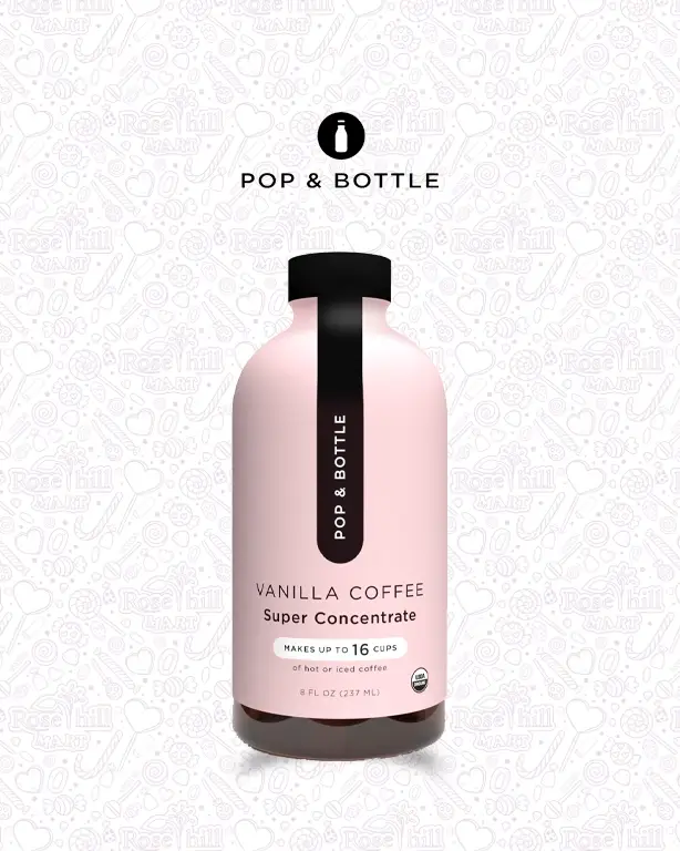 popandbottle 1 قهوة الفانيليا فائقة التركيز /237 مل - الصورة 1