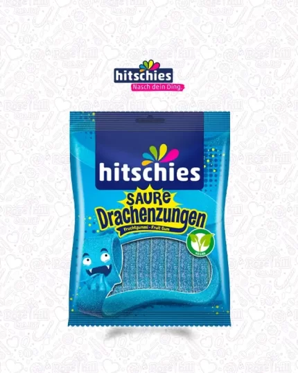 Hitschies Sour Dragon Tongue Fruit Gum, 125g