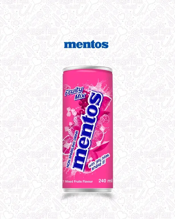 mentos 3 مشروب منتوس فروتي ميكس - 240 مل - الصورة 1