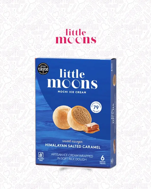 little moons 4 ليتل مونز آيس كريم موتشي الكراميل المملح الهيمالايا/ 6 قطع - الصورة 1