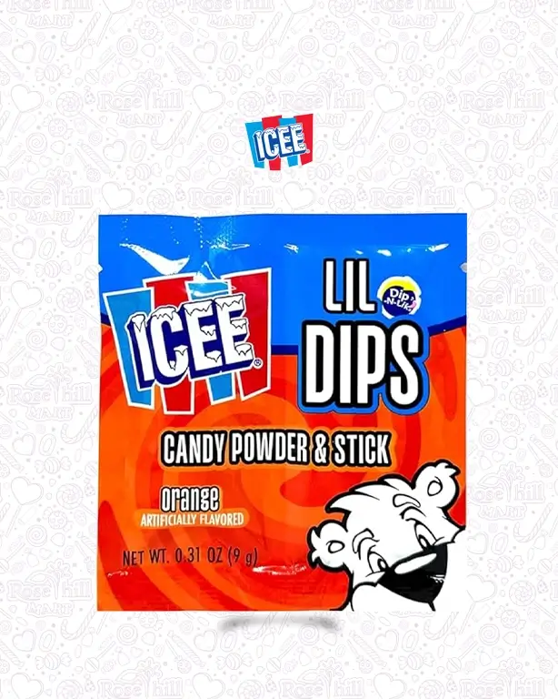 icee lil dips 4 Icee Lil Dips Candy Powder & Stick Different Flavours, 9g - الصورة 2
