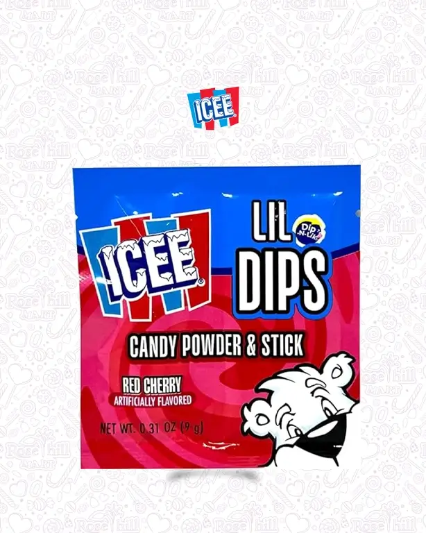 icee lil dips 5 Icee Lil Dips Candy Powder & Stick Different Flavours, 9g - الصورة 3