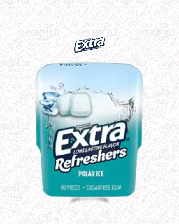 Extra Refreshers Gum, Extra Refreshers Polar Ice 120 g - Image 1