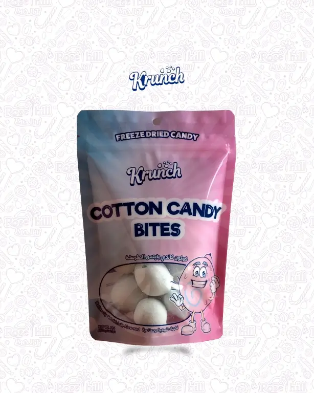 krunch sour tickles8 Krunch Freeze Dried Cotton Candy Taffy - الصورة 1