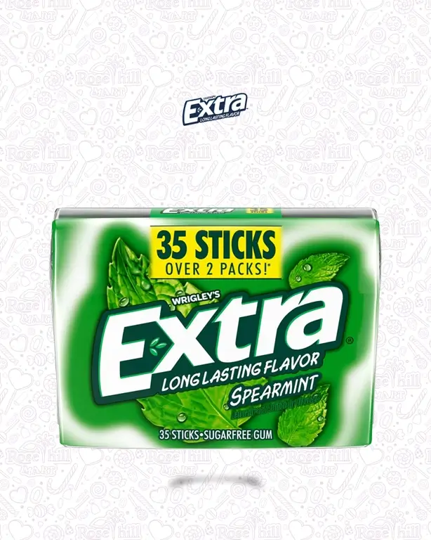extra 35 sticks 7 Extra Long Lasting Spearmint, 35 Sticks - الصورة 1