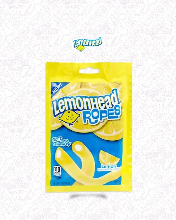 lemonhead ropes Lemonhead Ropes Soft & Citrusy, 141g - الصورة 1