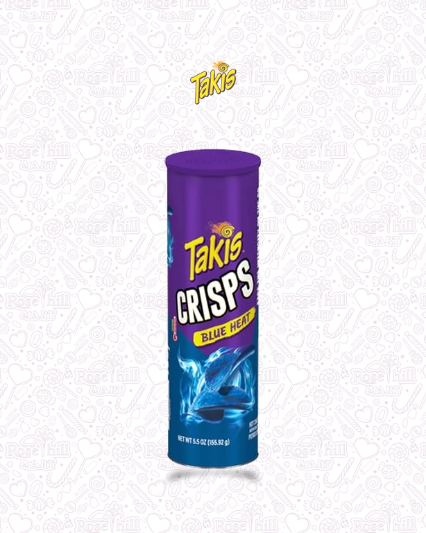 takis crisps extreme blue heat Takis Blue Heat Crisps 155.92 gm - الصورة 1