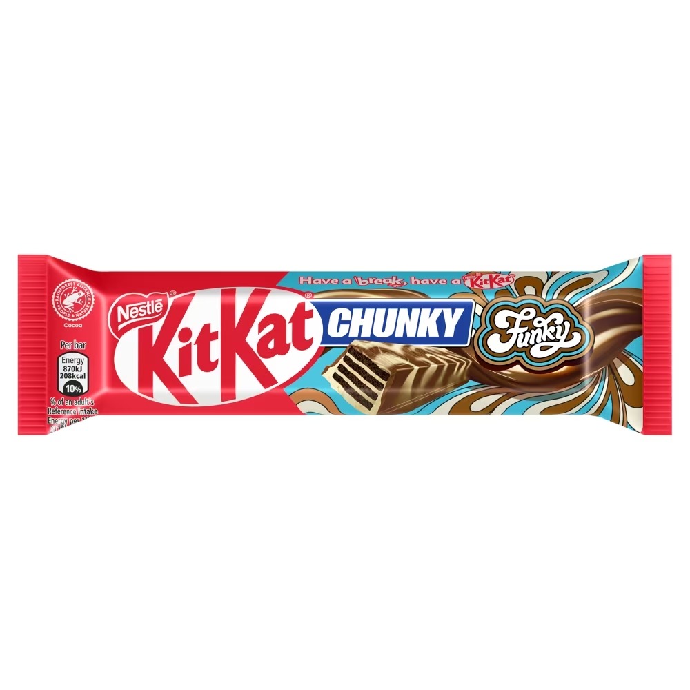 image - 2025-09-10T172930.451 KitKat Chunky Funky Chocolate Bar 40g - الصورة 1