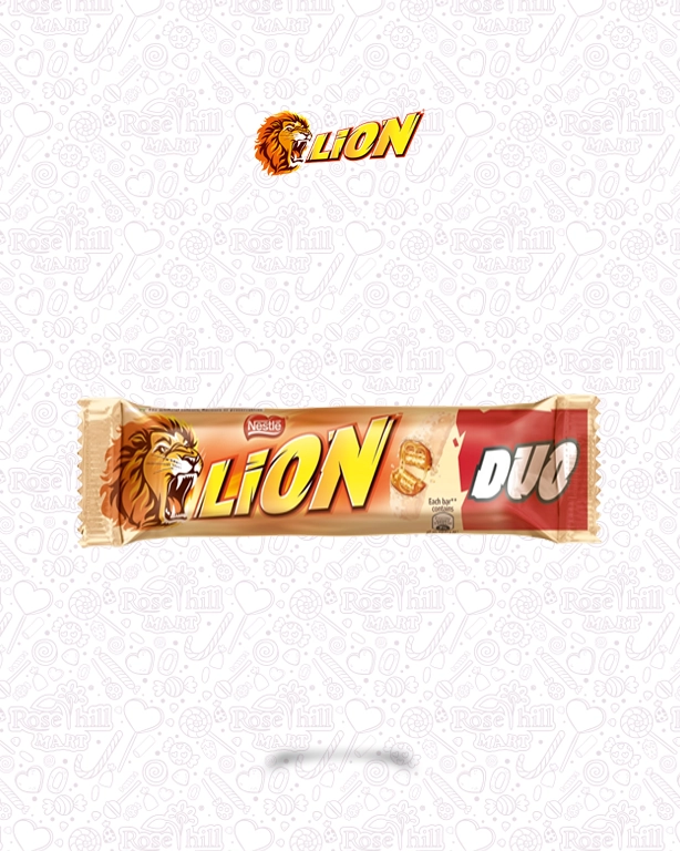 Lion White Chocolate Nestle Lion White Chocolate Duo Bar, 60g - Image 1