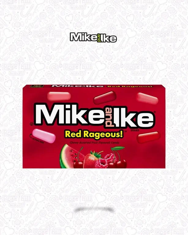 mikeandike 10 Mike And Ike Red Rageous Chewy Candy Theater Box, 120g - Image 1