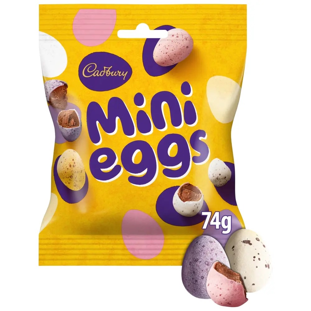 image - 2026-03-16T151907.399 Cadbury Milk Chocolate Mini Eggs Bag, 74g - الصورة 1
