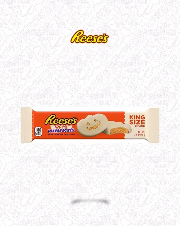 Reese's White Chocolate 2 Peanut Butter Pumpkins Reese's White Chocolate Pumpkins 68G - الصورة 1