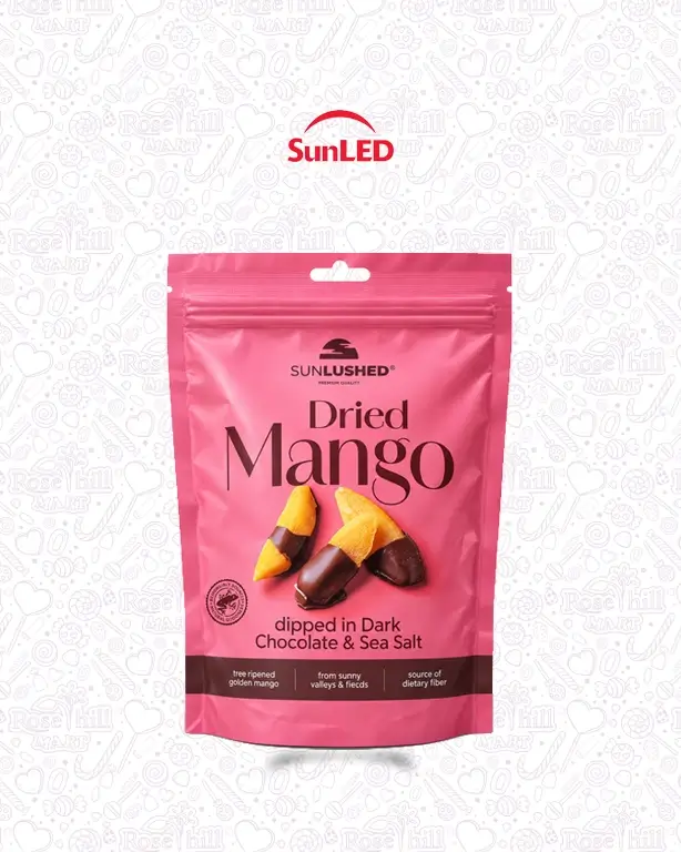 SUNLUSHED dipped Dark Chocolate & Sea Salt SUNLUSHED Dark Chocolate Mango, 100g - Image 1